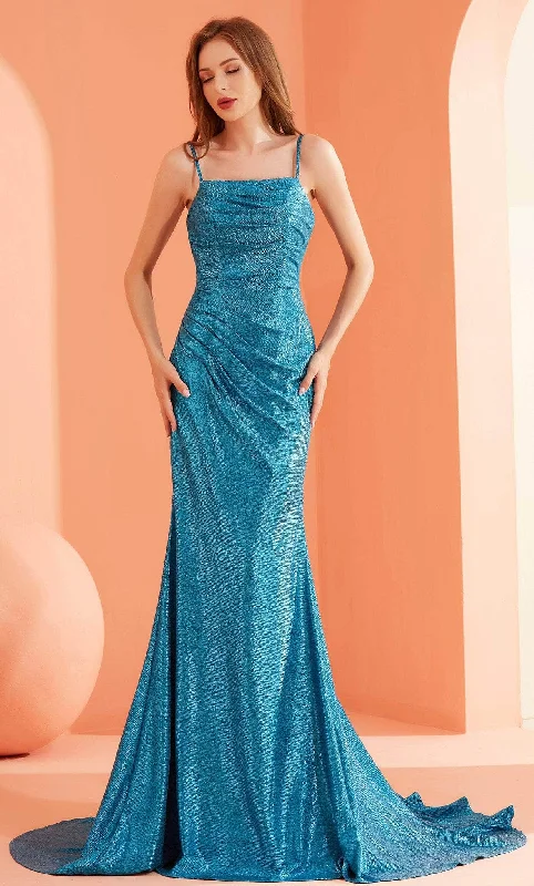J'Adore Dresses J22030 - Metallic Prom Dress