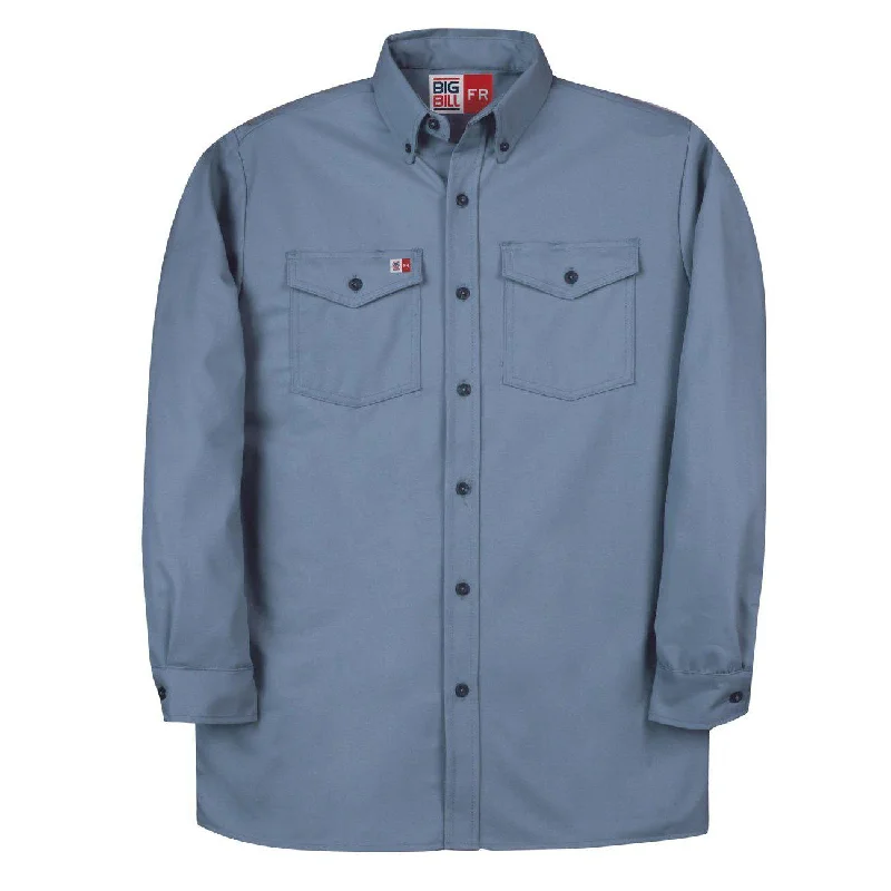 Big Bill FR 147BDUS7-LBL Light Blue Dress Shirt