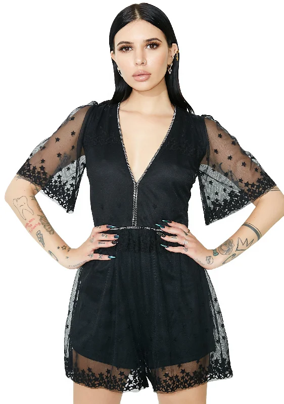 Carina Sheer Romper