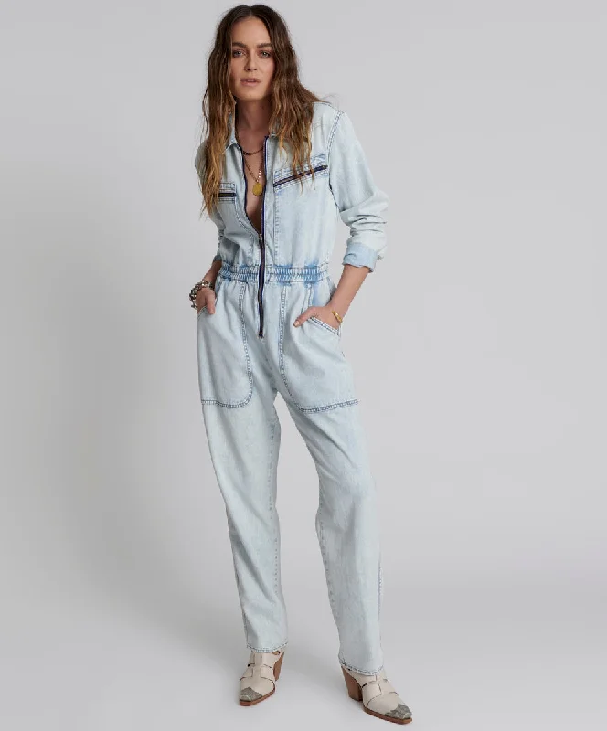 FLORENCE OLIVIA DENIM JUMPSUIT