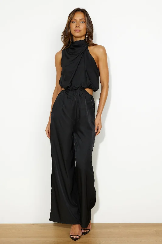 Her Values Jumpsuit Black