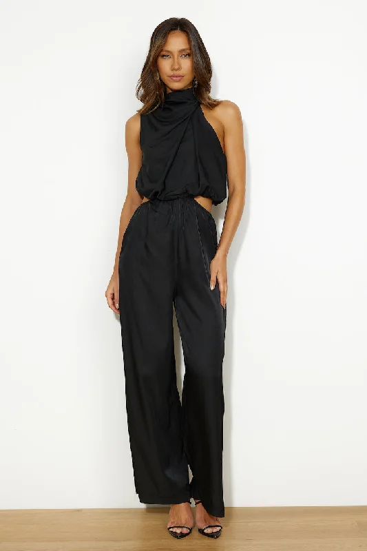 Her Values Jumpsuit Black