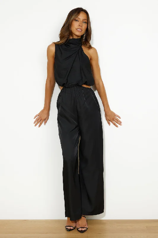 Her Values Jumpsuit Black