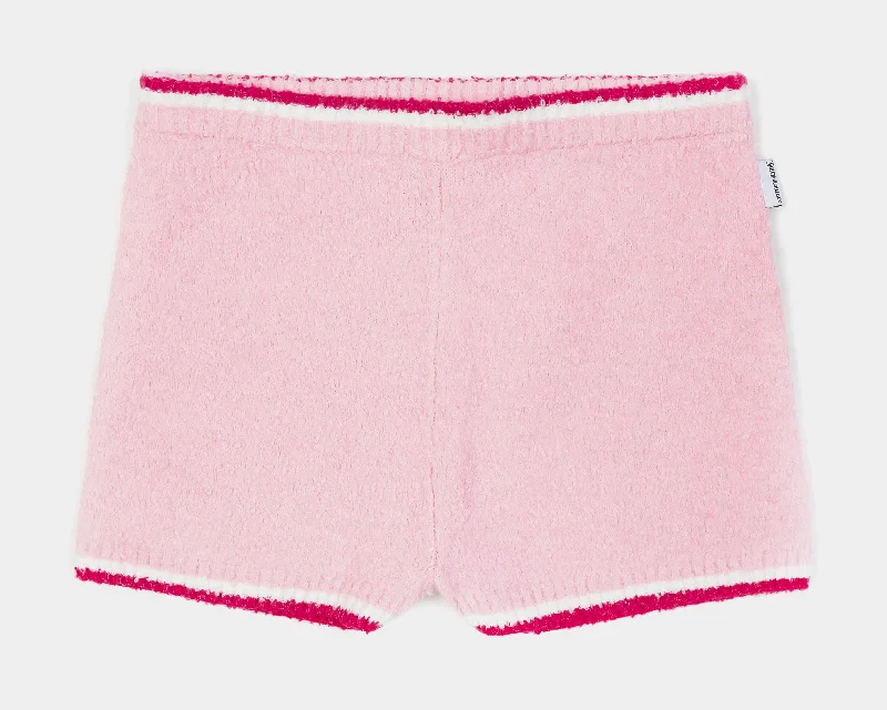 Tipped Sweater Shorts (Pink)