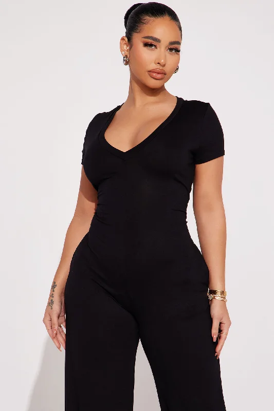 Perfect Weekend Jumpsuit - Black