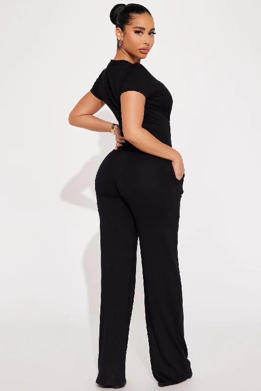 Perfect Weekend Jumpsuit - Black