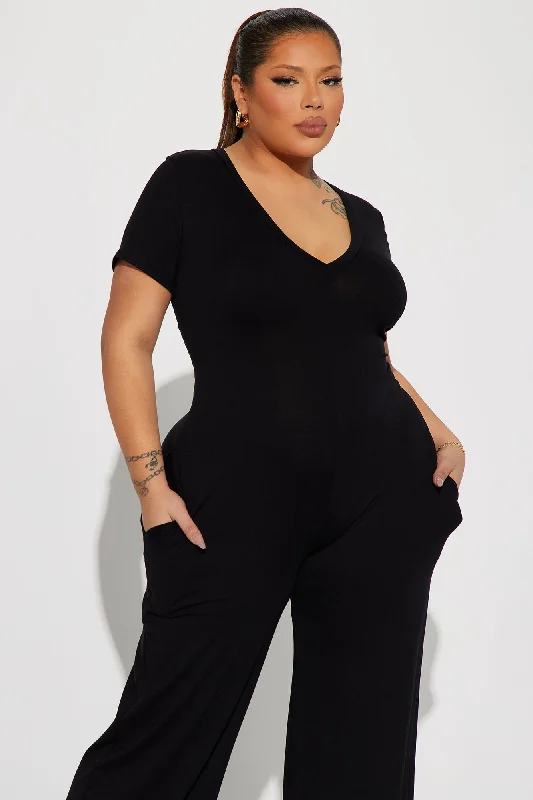 Perfect Weekend Jumpsuit - Black