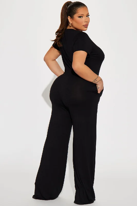 Perfect Weekend Jumpsuit - Black