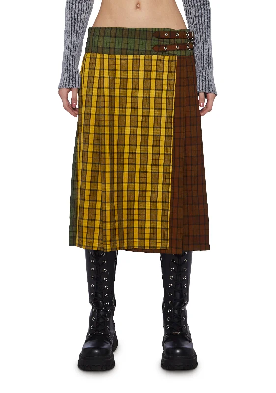 Viv Check Maxi Kilt