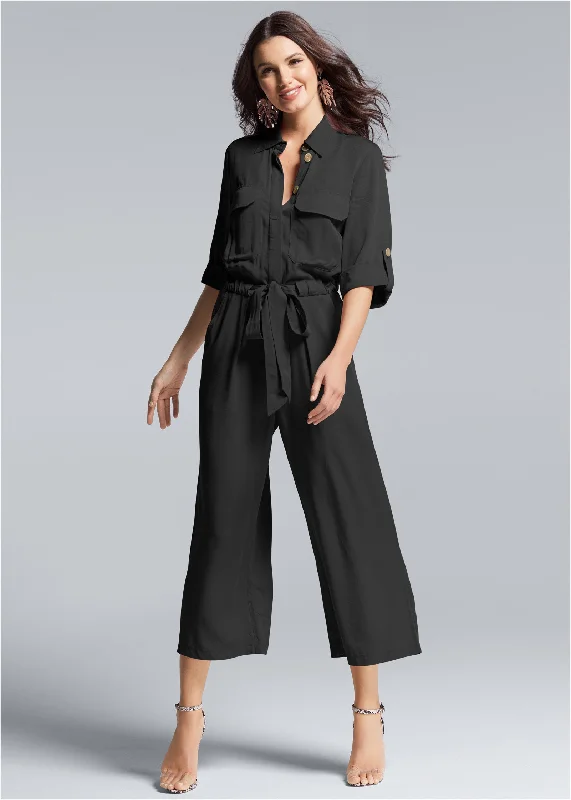 Utility jumpsuit - Black